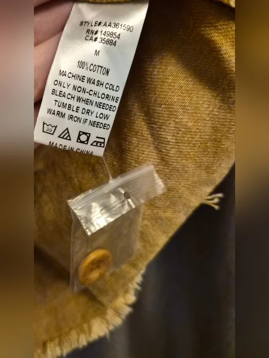 Sadie & Sage Casual Frayed Hem Mini Skirt - Tan Medium - Picture 3 of 8